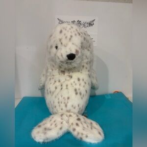 Authentic Jellycat Galumphous Seal Plush Toy HTF NWT With Dust bag US Seller